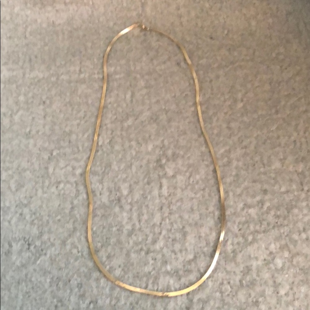925 sterling with 14k overlay necklace